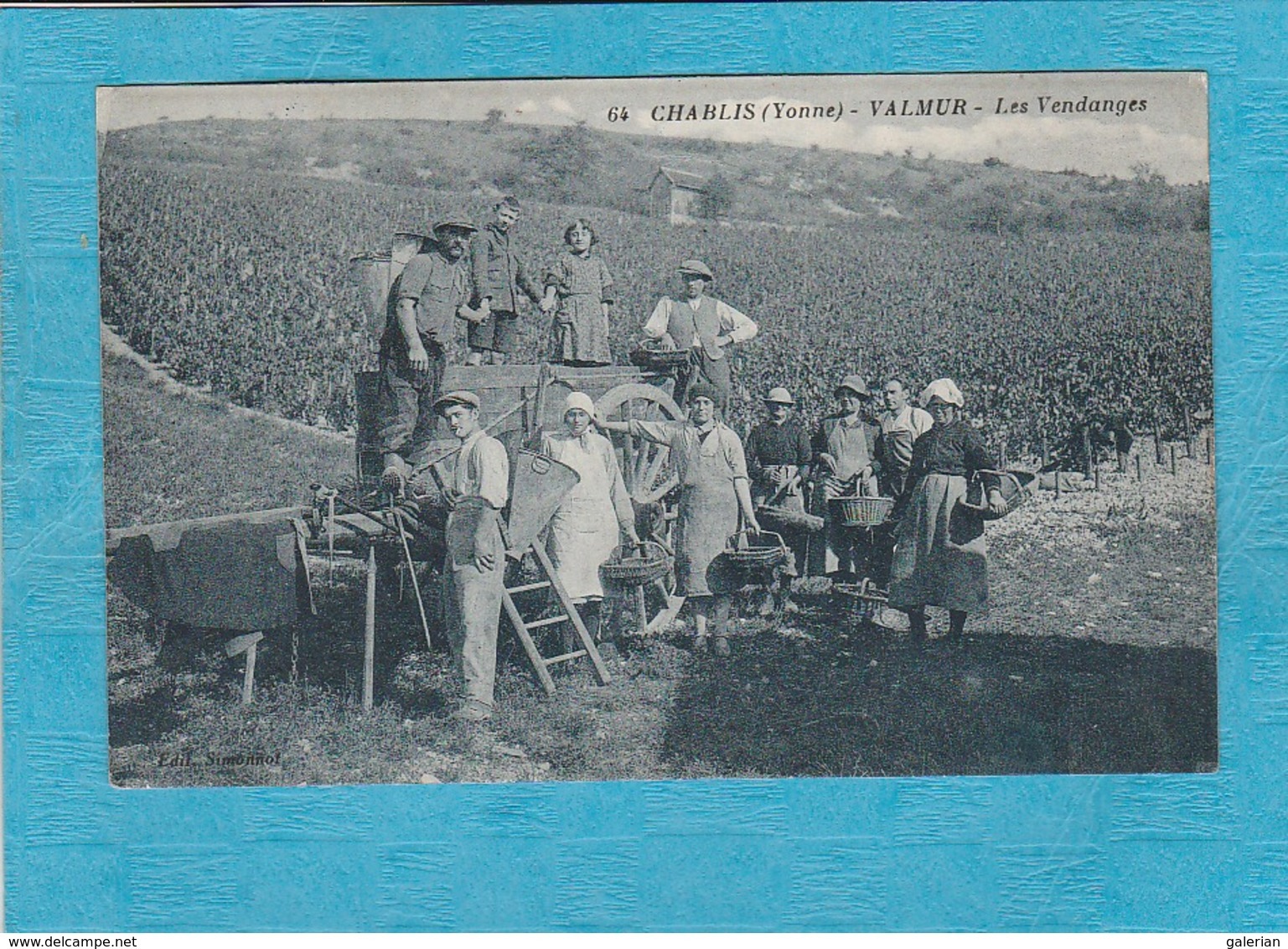 Chablis. - Valmur - Les Vendanges. - Chablis