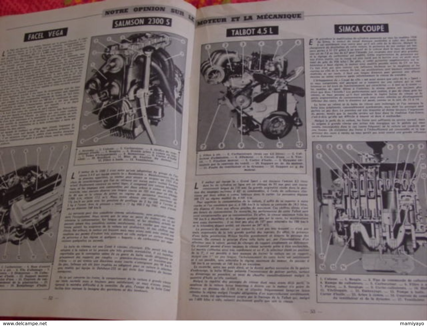 L'AUTO-JOURNAL - Le salon de l'automobile 1954-Voitures françaises, v.de sport,italiennes,allemandes,anglaises,U.S.A...