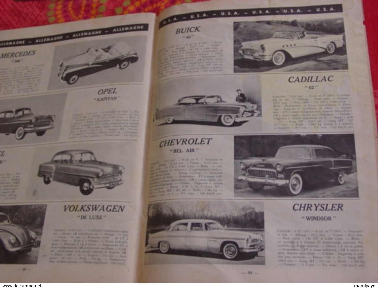 L'AUTO-JOURNAL - Le salon de l'automobile 1954-Voitures françaises, v.de sport,italiennes,allemandes,anglaises,U.S.A...