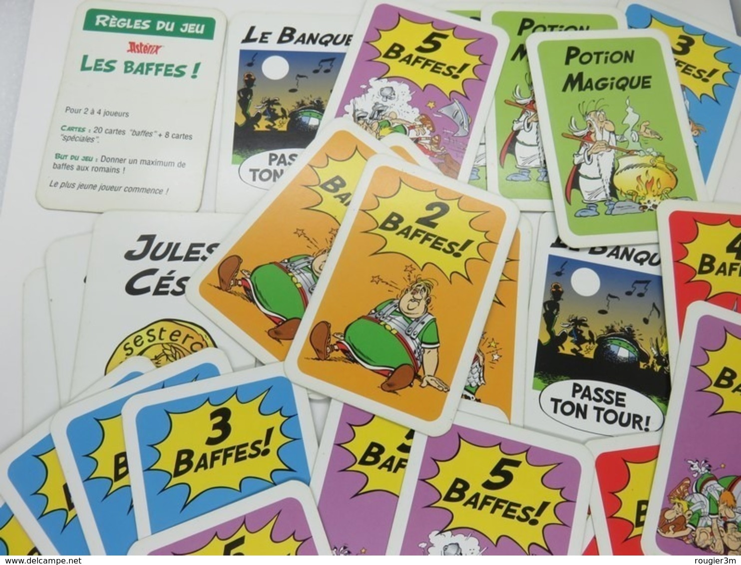 523 - Cartes Astérix - Les Baffes - Jeu De Cartes Kellogg - Albert René/Goscinny-Uderzo - Gift Cards