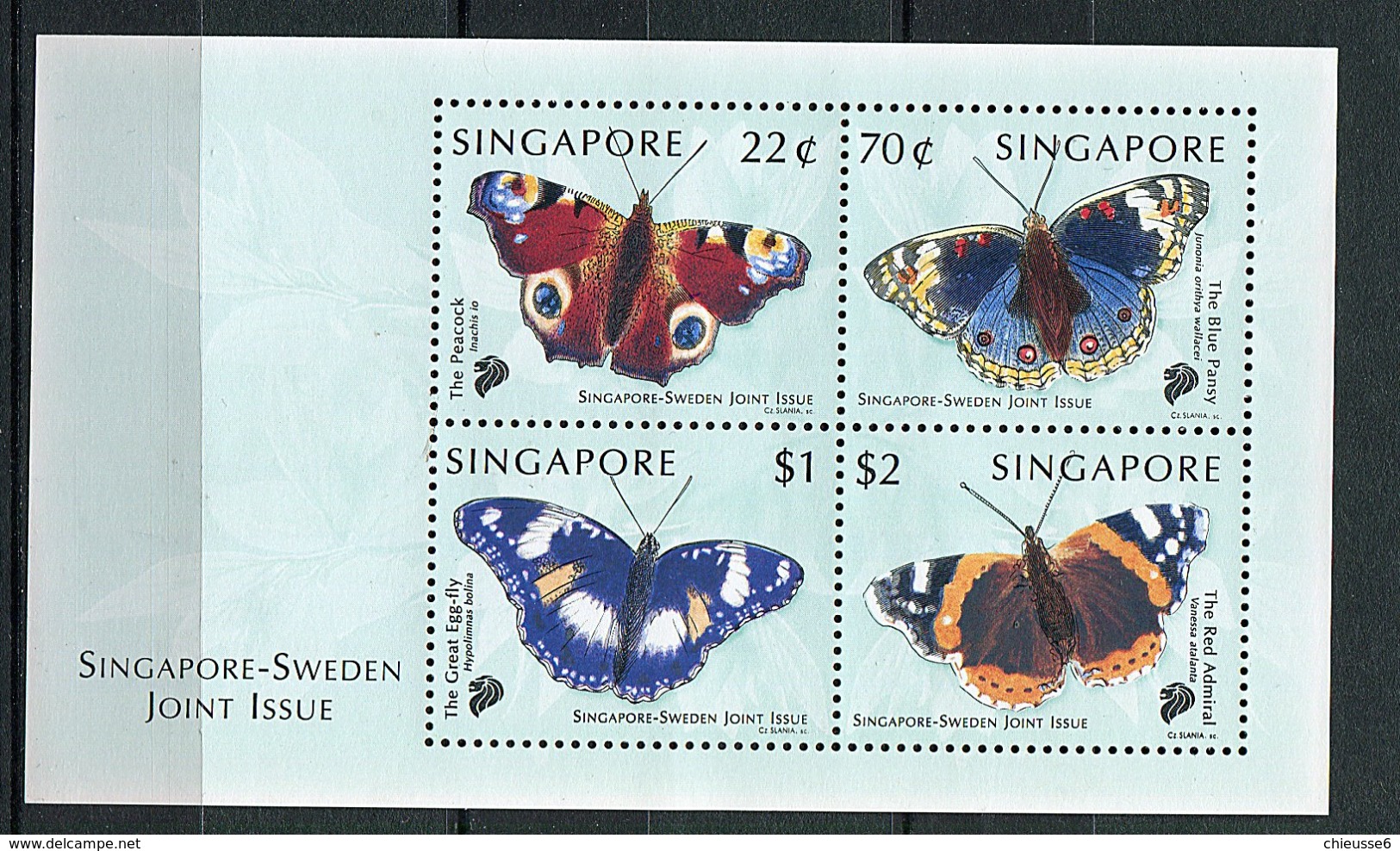 Singapour ** Bloc N° 65A - Papillons - Singapore (1959-...)