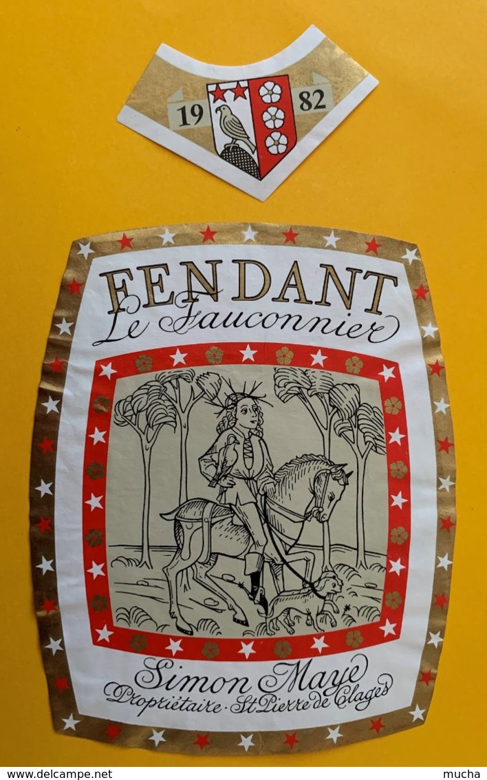 12251 -  Fendant Le Fauconnier 1982 Simon Maye Suisse - Altri & Non Classificati