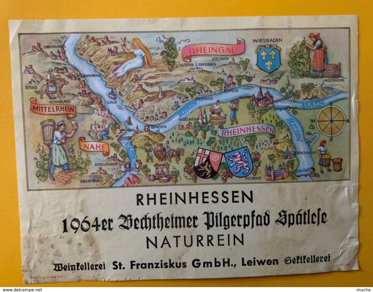 12260 -  Rheinhessen 1964 Allemagne état Moyen - Autres & Non Classés