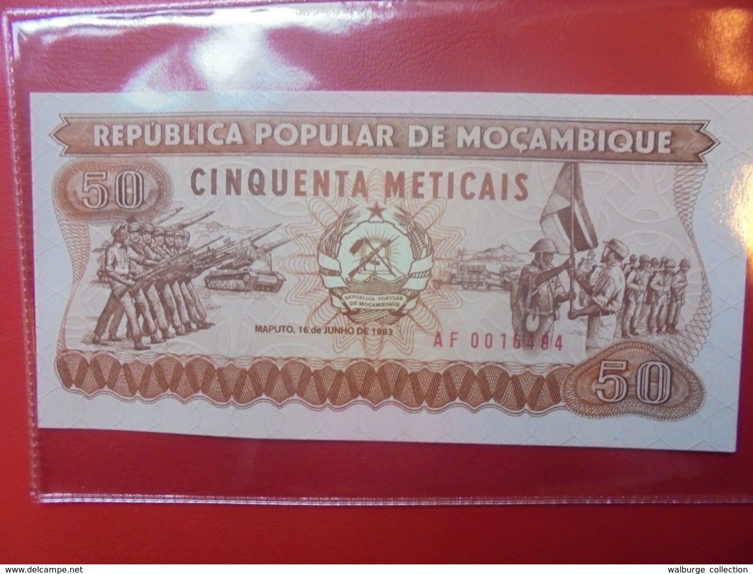 MOZAMBIQUE 50 METICAIS 1983 PEU CIRCULER/NEUF (B.9) - Mozambique