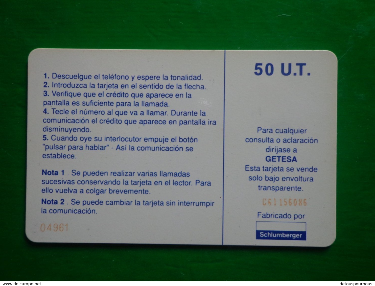 Télécarte Guinée-Equatoriale, 50 Unidades Utilisé Deux Numéros Rouge Au Verso - Aequatorial-Guinea