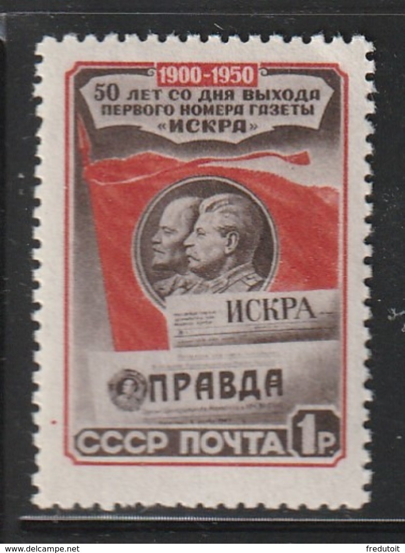 URSS - N°1519 * (1950) Journal Socialiste"Iskra". - Unused Stamps