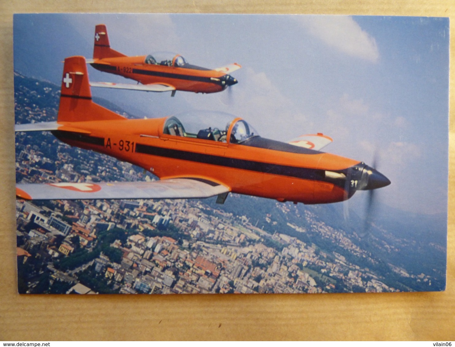 PILATUS  PC-7   A-931      FORCES  AERIENNES  SUISSES - 1946-....: Era Moderna