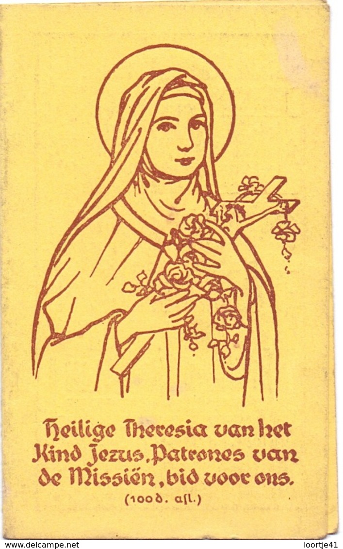 Kalender Calendrier - 1947 - Devotie Heilige Theresia - Ste Thérèse - Formato Piccolo : 1941-60