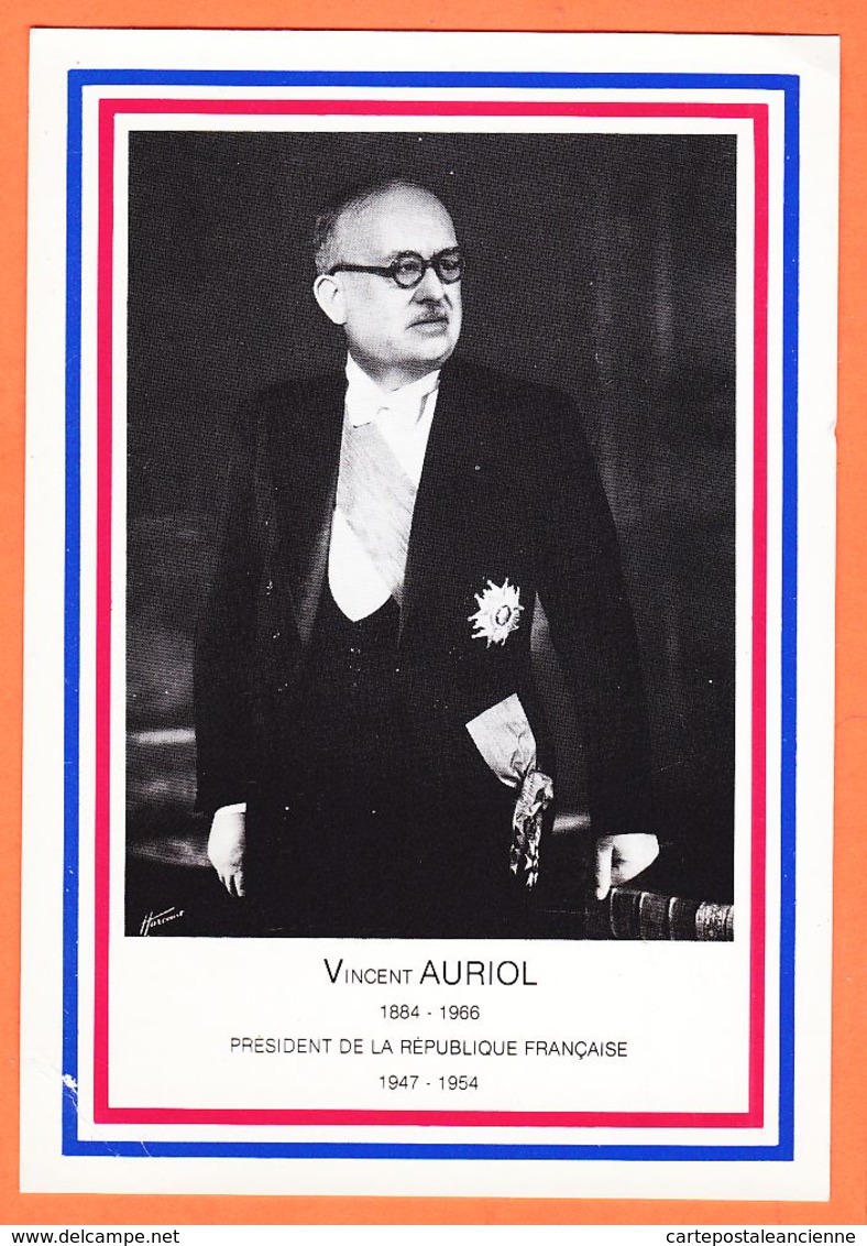 Nw078 Ville De REVEL (31) Centenaire Vincent AURIOL 1884-1966 Président République Française 1947-1954-Studio HARCOURT - Revel