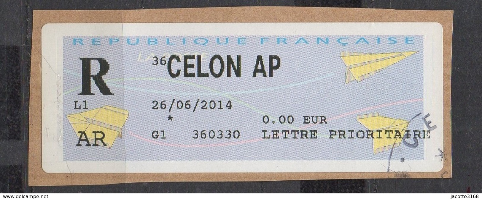 2014  CELON AP  AR - 2000 « Avions En Papier »