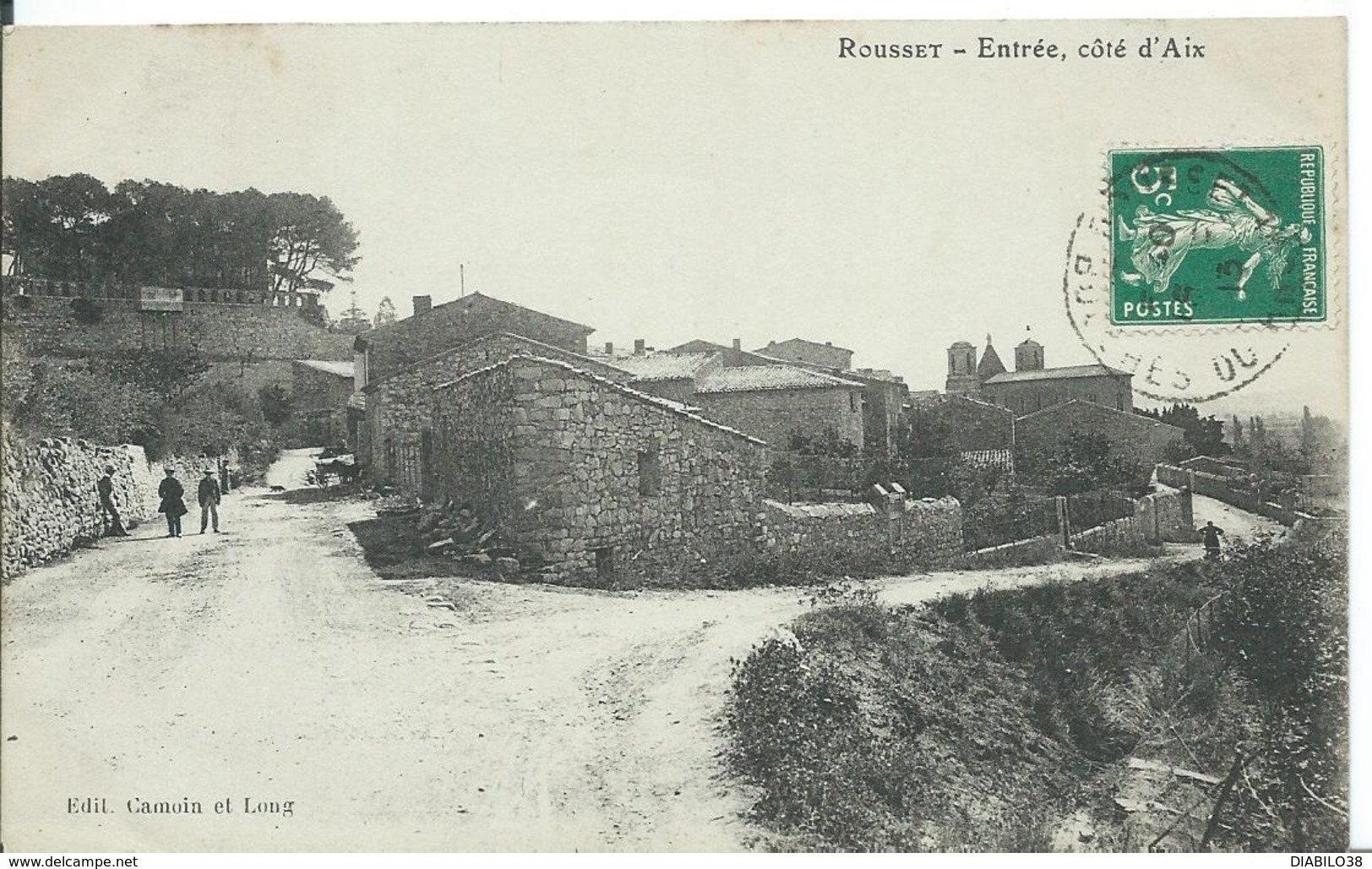 ROUSSET   ( BOUCHES DU RHONE )    ENTRÉE, COTE D 'AIX - Rousset