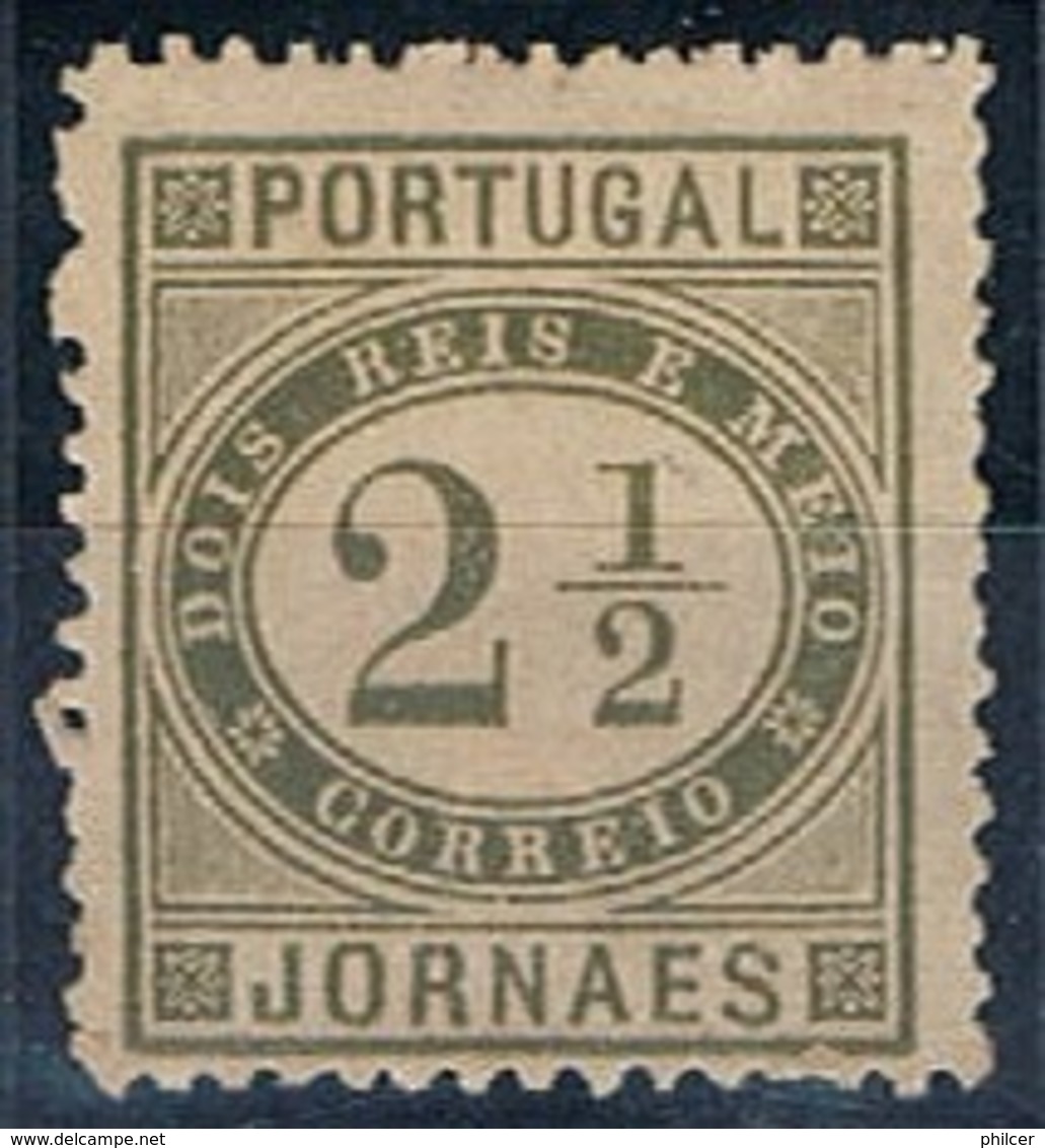 Portugal, 1876, # 48b Dent. 12 3/4, MH - Unused Stamps