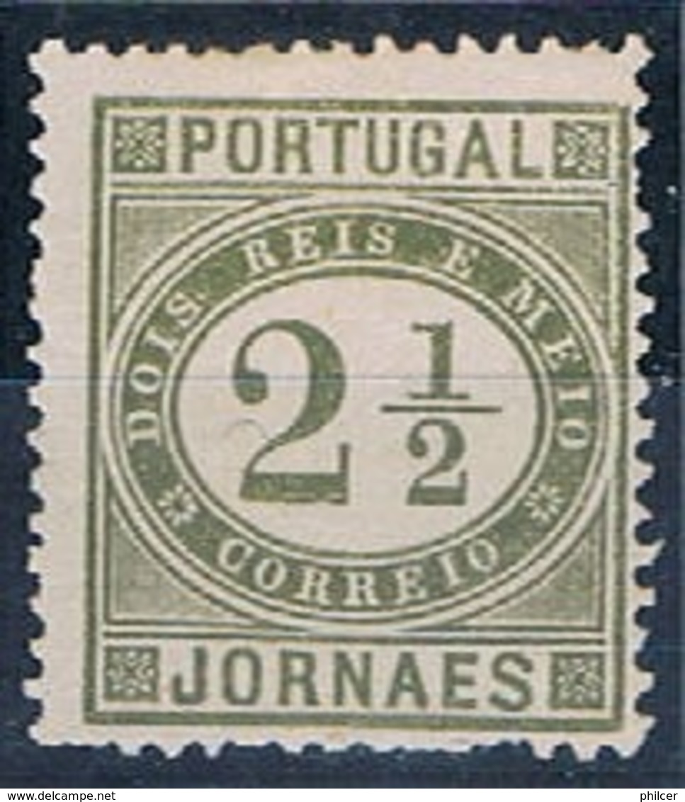 Portugal, 1876, # 48b Dent. 12 1/2, MH - Ongebruikt