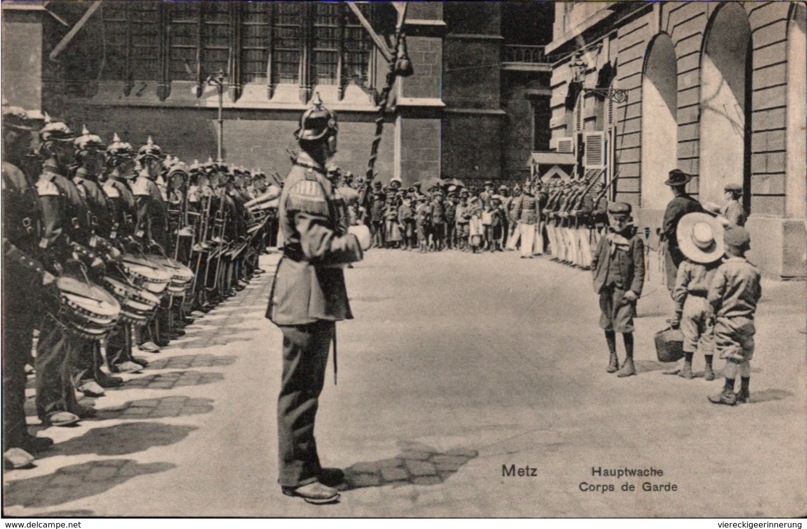! [57] Carte Postale, Cpa Metz, 1909, Hauptwache, Corps De Garde, Militär, Militaria, Soldaten, Militaire - Metz