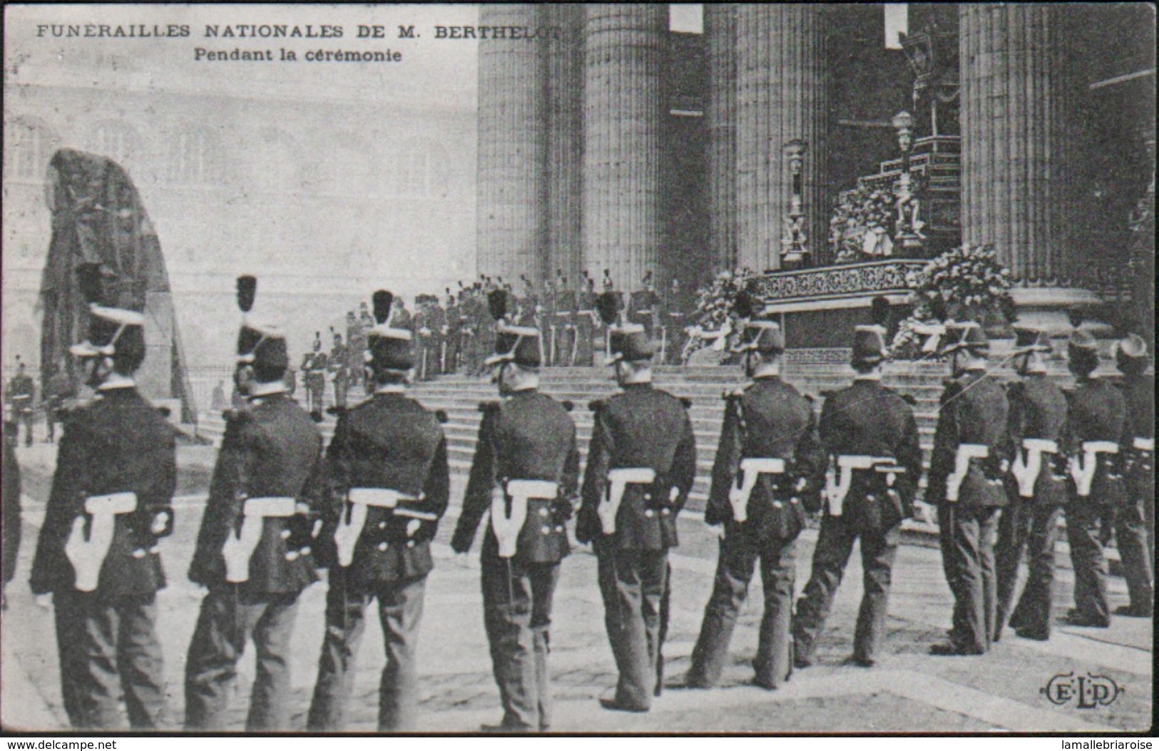 Funerailles Nationales De M. Berthelot, Pendant La Ceremonie - Poste & Facteurs