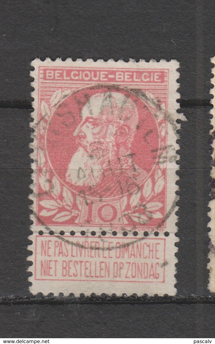 COB 74 Oblitération Centrale CRUYSHAUTEM - 1905 Breiter Bart