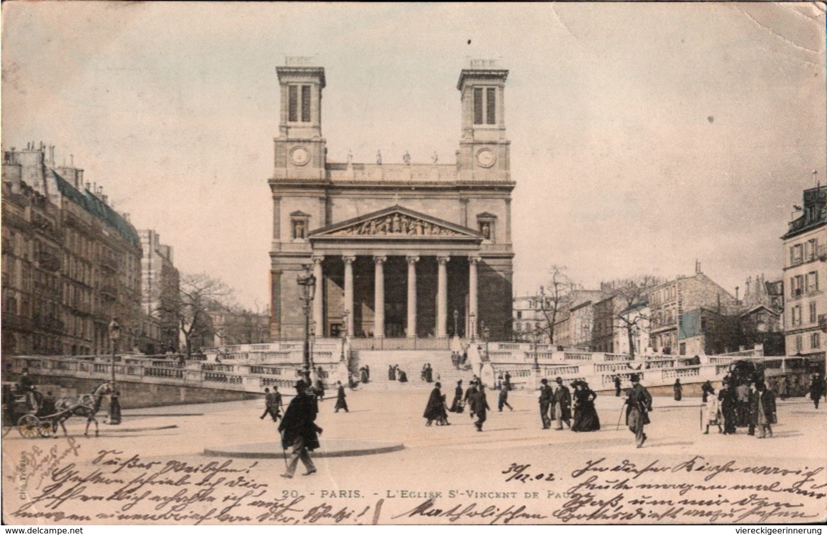 ! [75] Cpa Paris L' Eglise St Vincent De Paul, 1902, Church, Kirche - Eglises