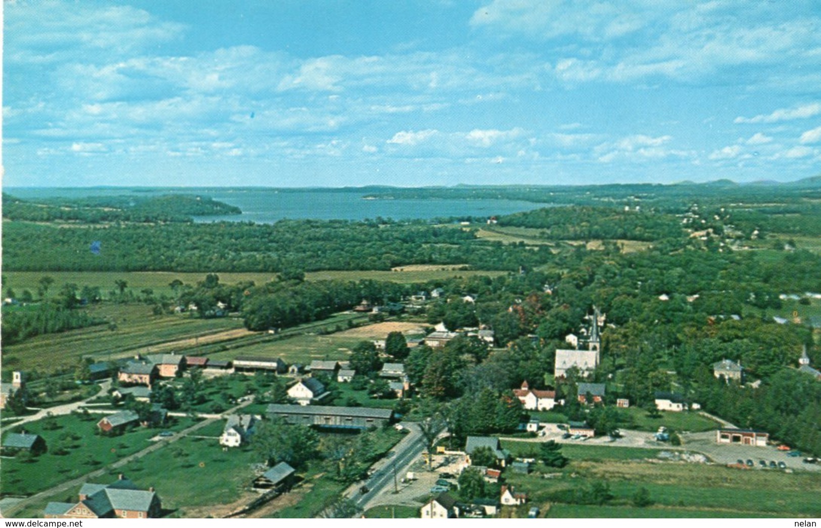 AERIAL VIEW OF SHELBURNE, VERMONT-1962 - Burlington