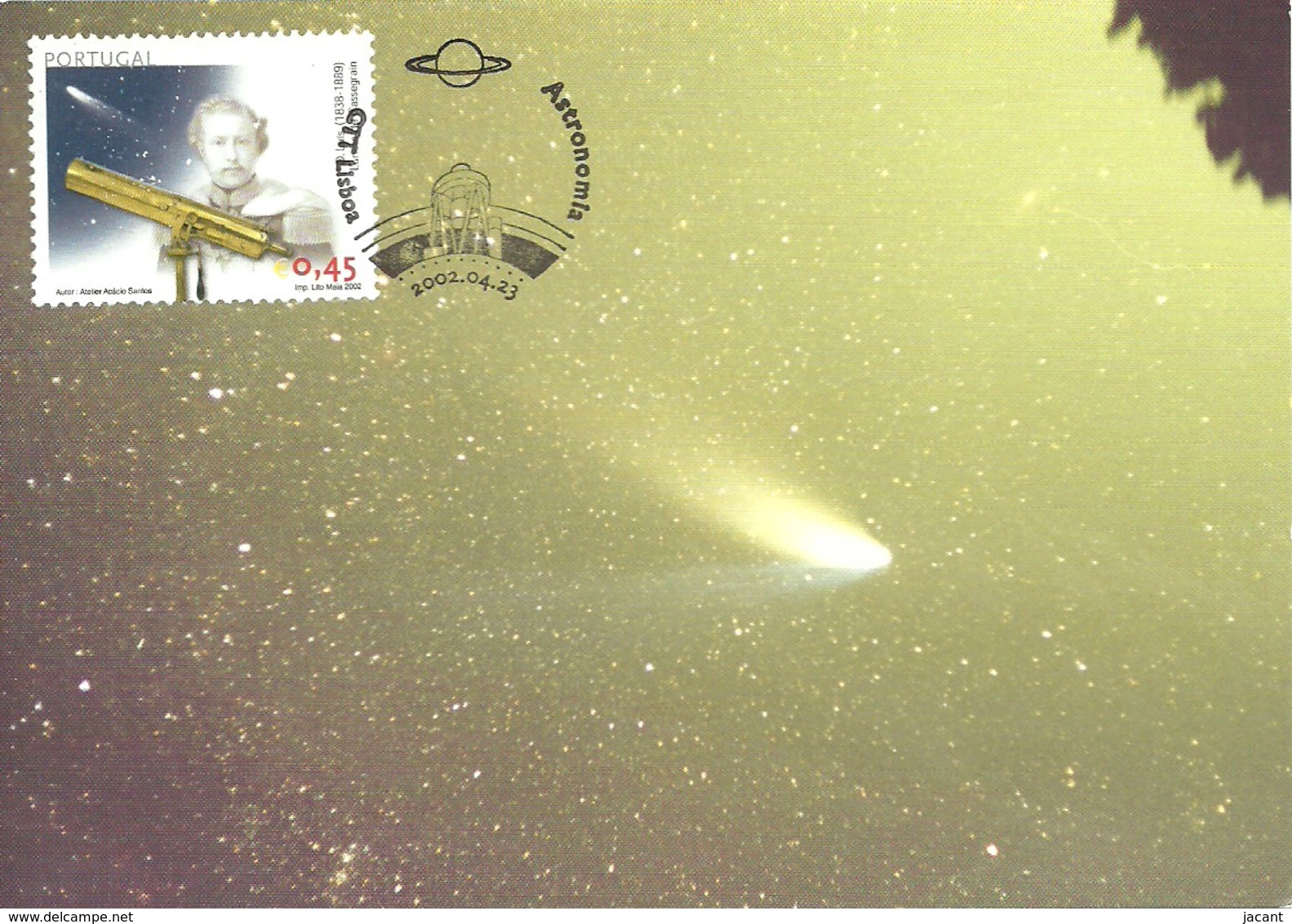 Carte Maximum - Portugal - Astronomia - Astronomie - Cometa Hale-Boop - Cartoline Maximum