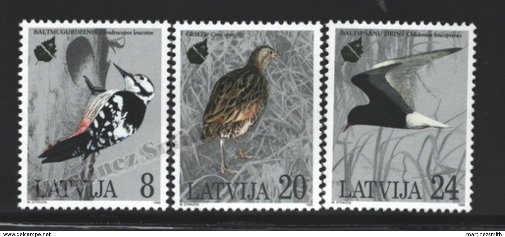 Lettonie – Latvia – Letonia 1995 Yvert 363-65, Year Of Nature Preservation, Fauna, Birds - MNH - Lettland