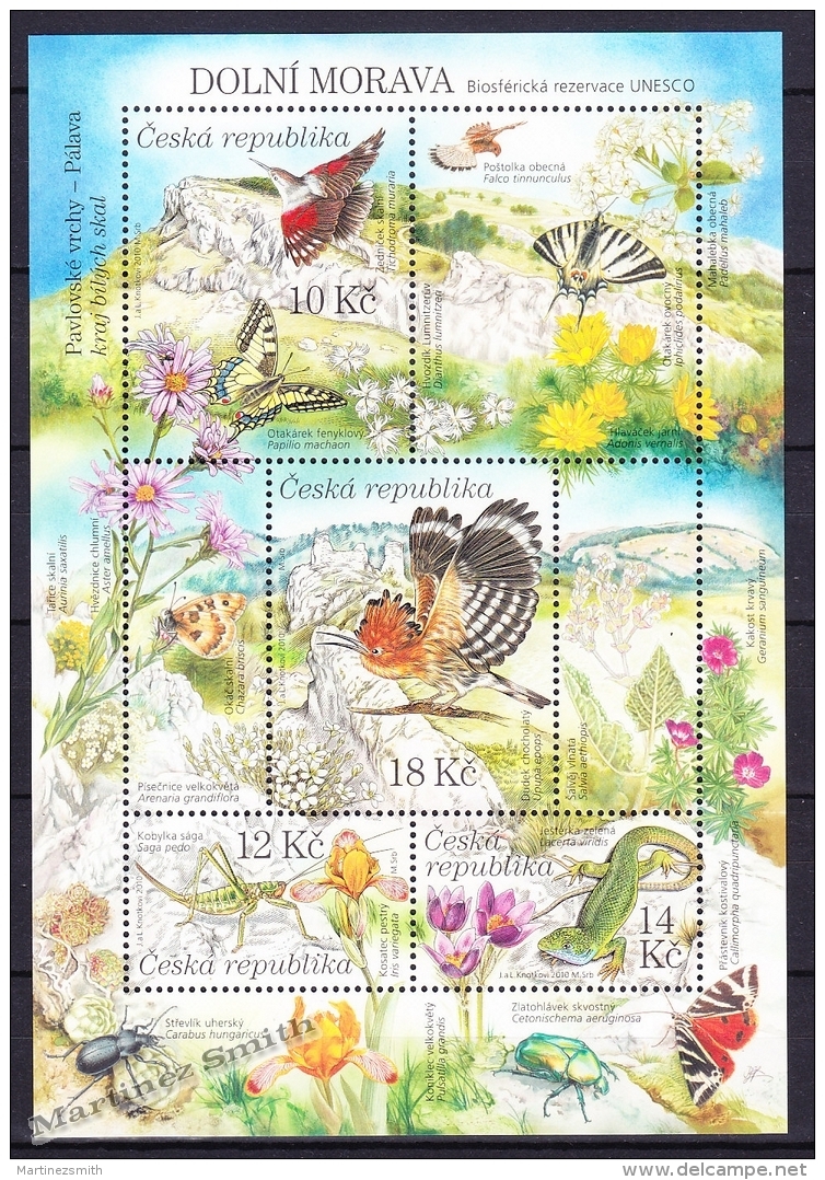 Czech Republic - Tcheque 2010 Yvert BF 40 - Nature Protection - La Basse Morava - MNH - Unused Stamps