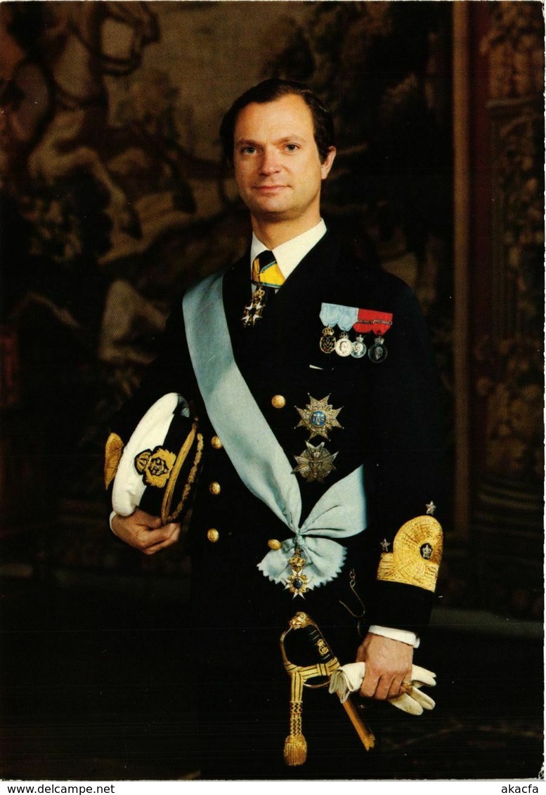 CPM AK HM King Carl XVI Gustaf Of Sweden SWEDISH ROYALTY (845347) - Königshäuser