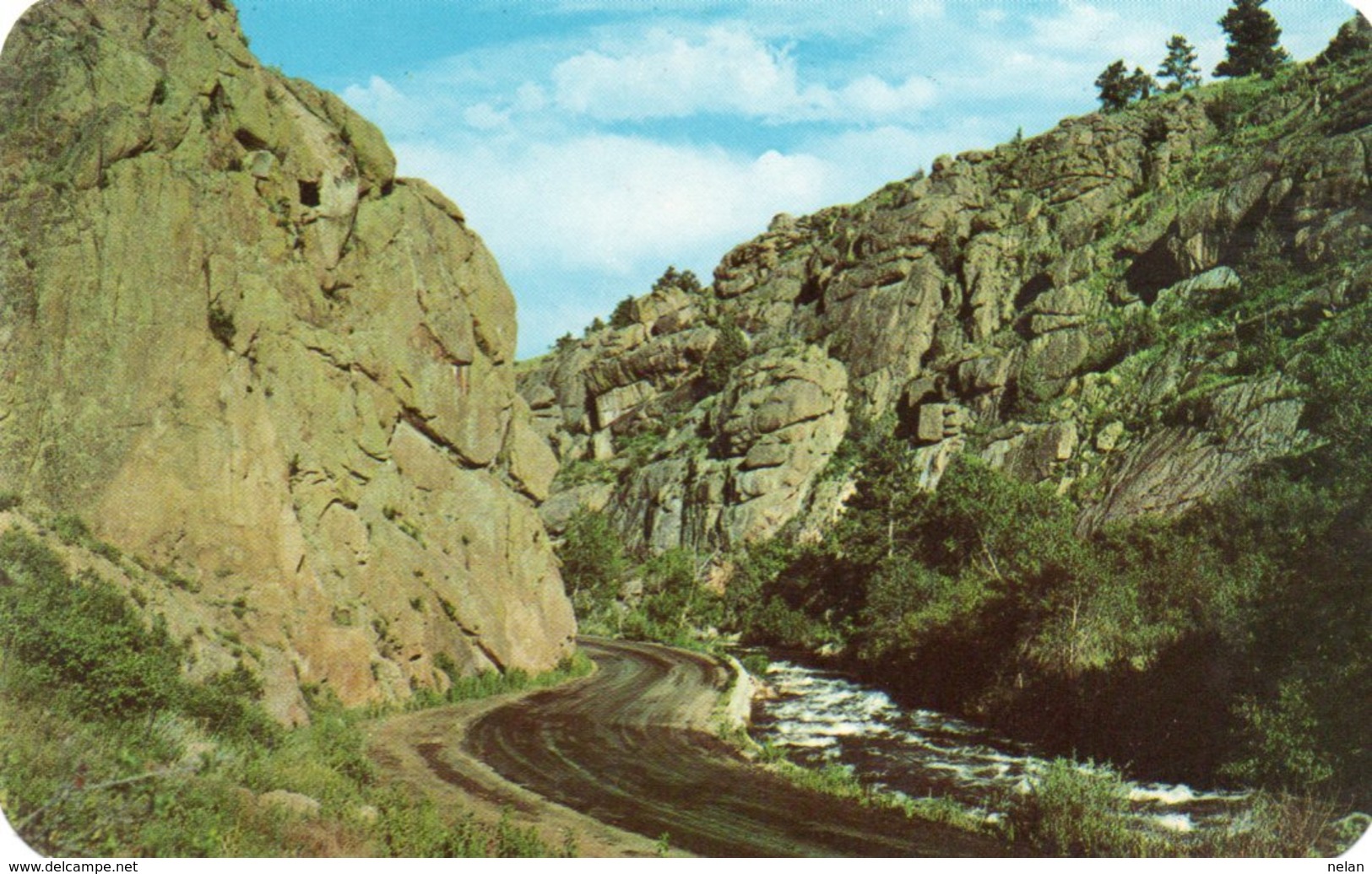 SCENE IN SOUTH ST. VRAIN CANON-COLORADO - Rocky Mountains