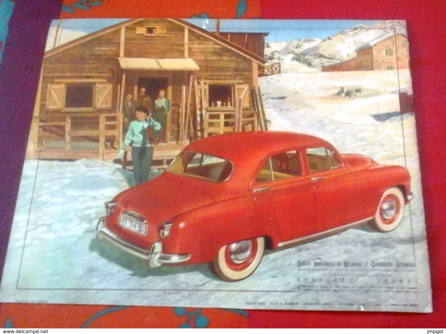 Belle Brochure Publicitaire SIMCA 9 ARONDE 8 Pages Toutes Couleurs - Werbung