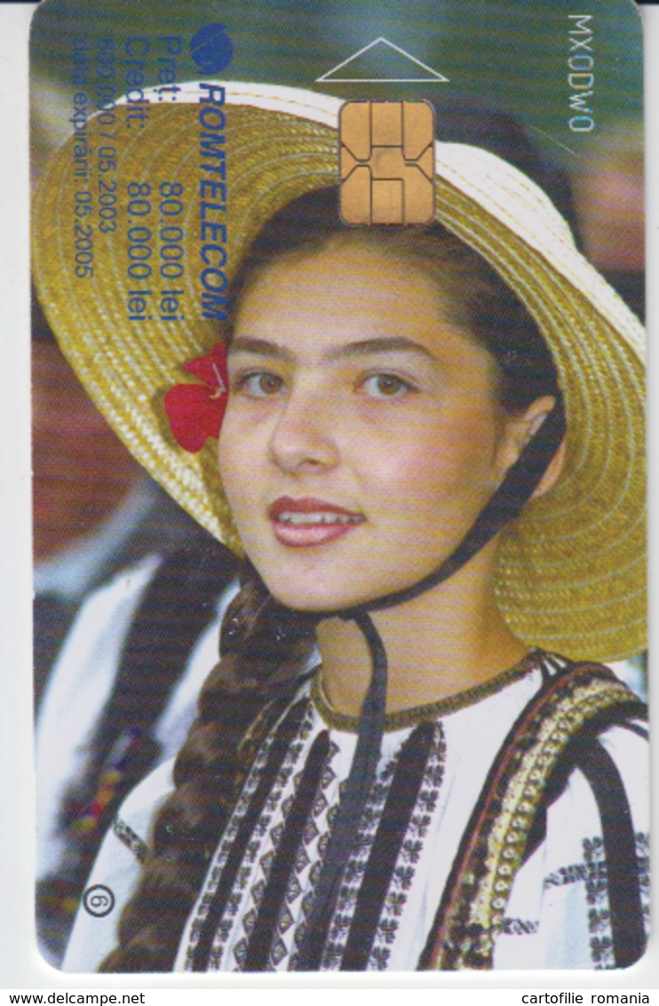 Romania - Folklore Ethnics Types 05.03 Phonecard - See Photos (front/back) - Romania