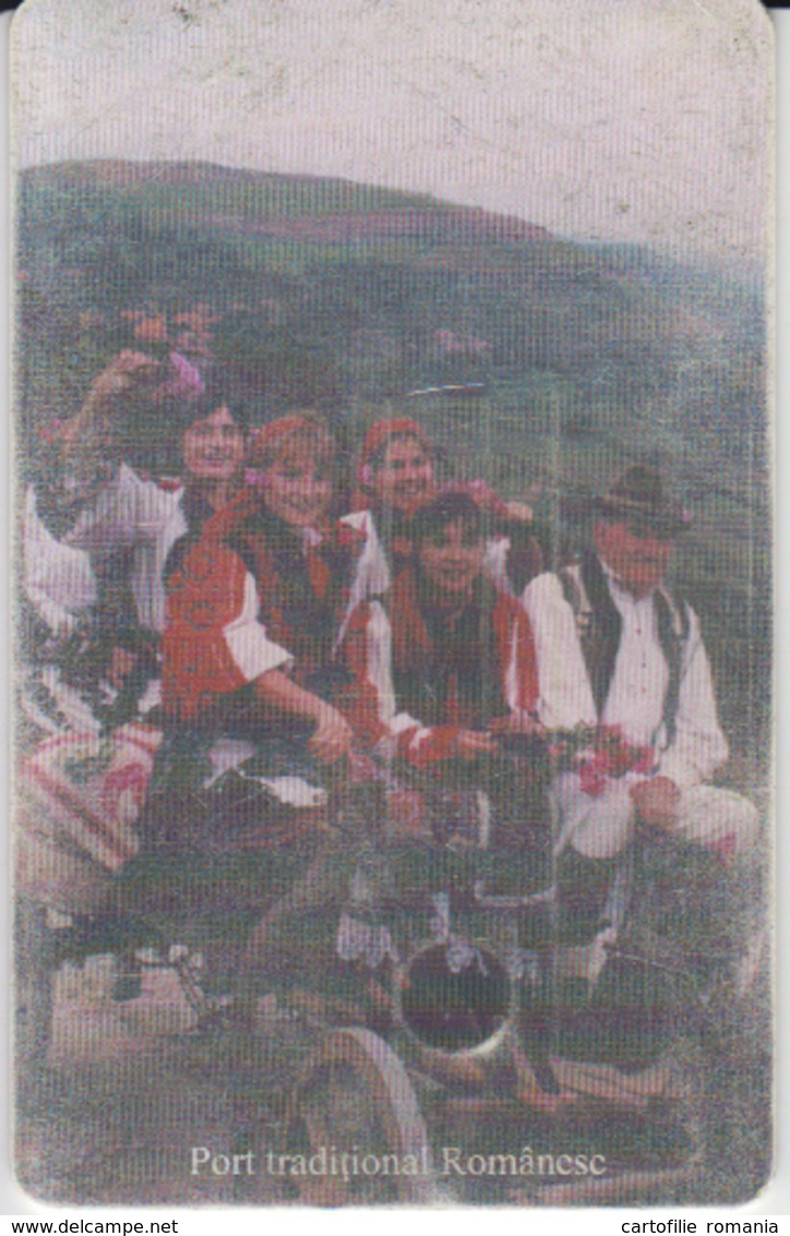 Romania - Folklore Ethnics Types Phonecard - See Photos (front/back) - Romania