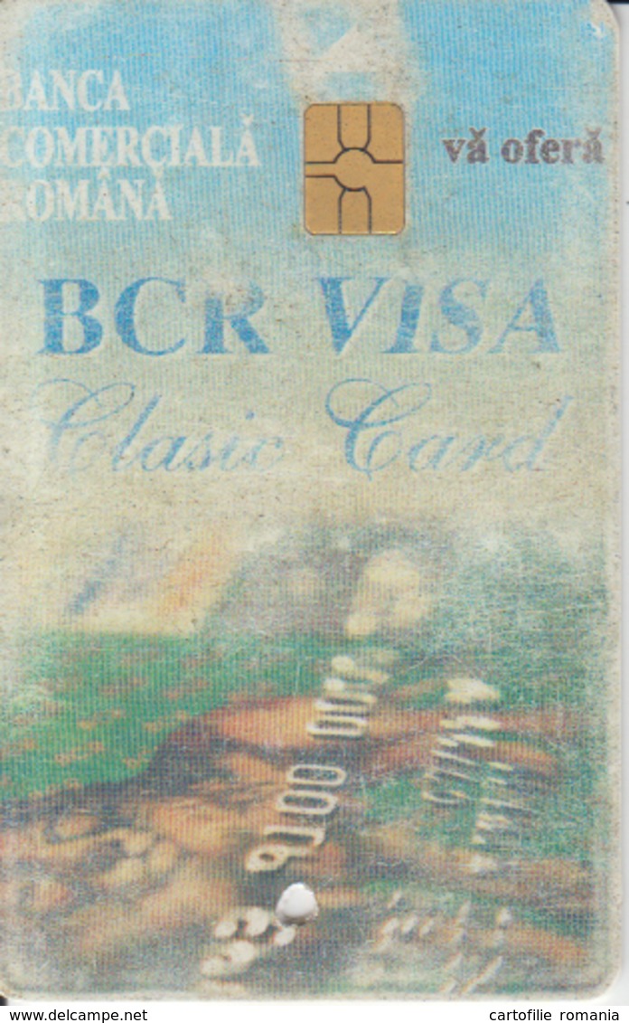 Romania - BCR Bank  Phonecard - See Photos (front/back) - Romania