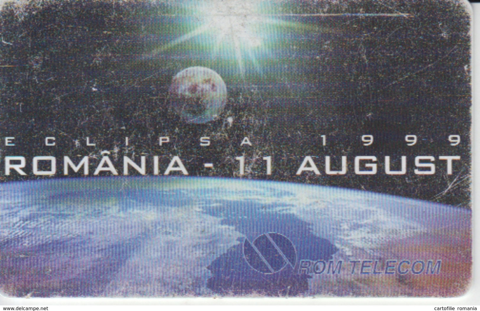 Romania - 11 August 1999 Sun Total Eclipe Phonecard - See Photos (front/back) - Romania