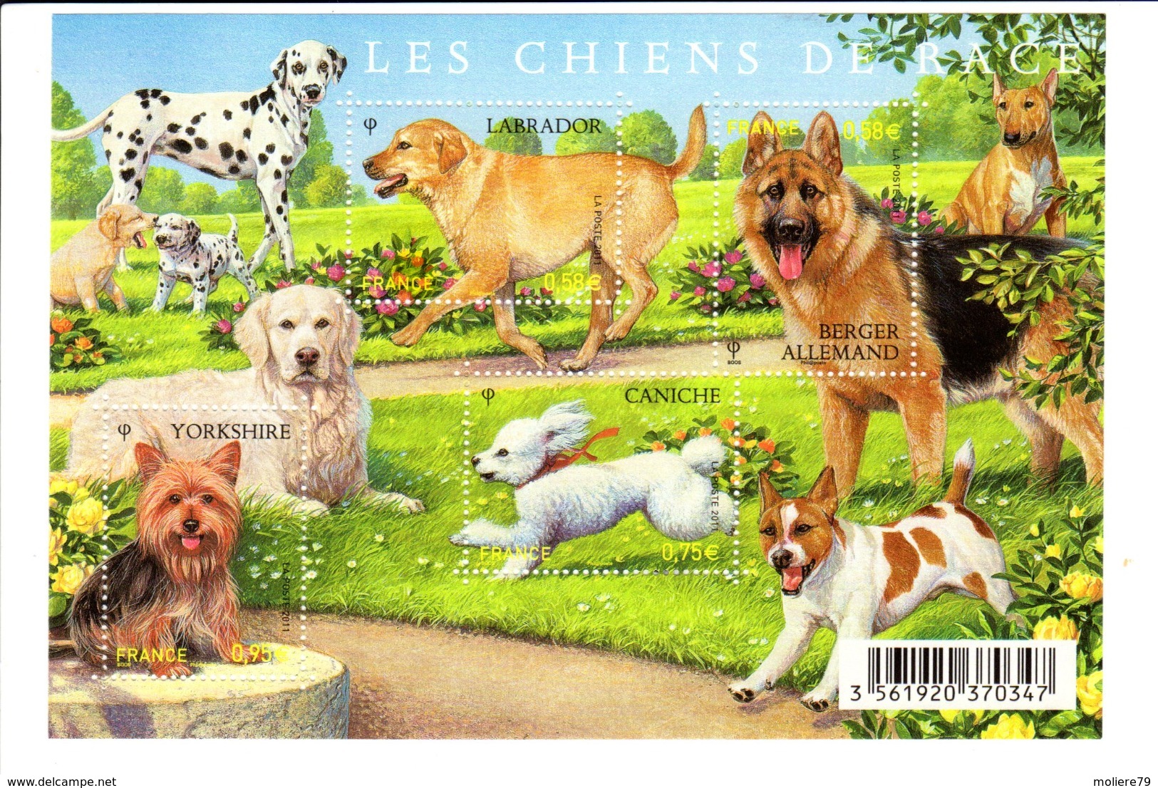 Bloc Feuillet N° 4546, Les Chiens - Neufs