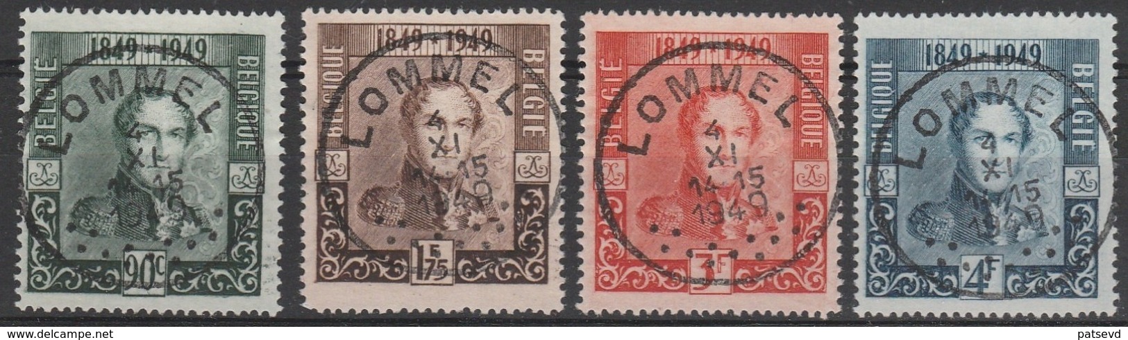 807/810 Roi Leopold 1/Z.M Koning Leopold Oblit/gestp Centrale - Used Stamps