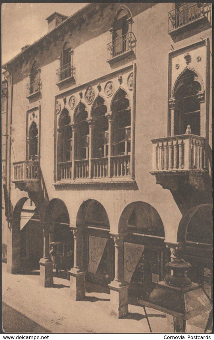 Palazzo Già Braschi Ora Brunello, Vicenza, C.1920 - Chiovato Cartolina - Vicenza