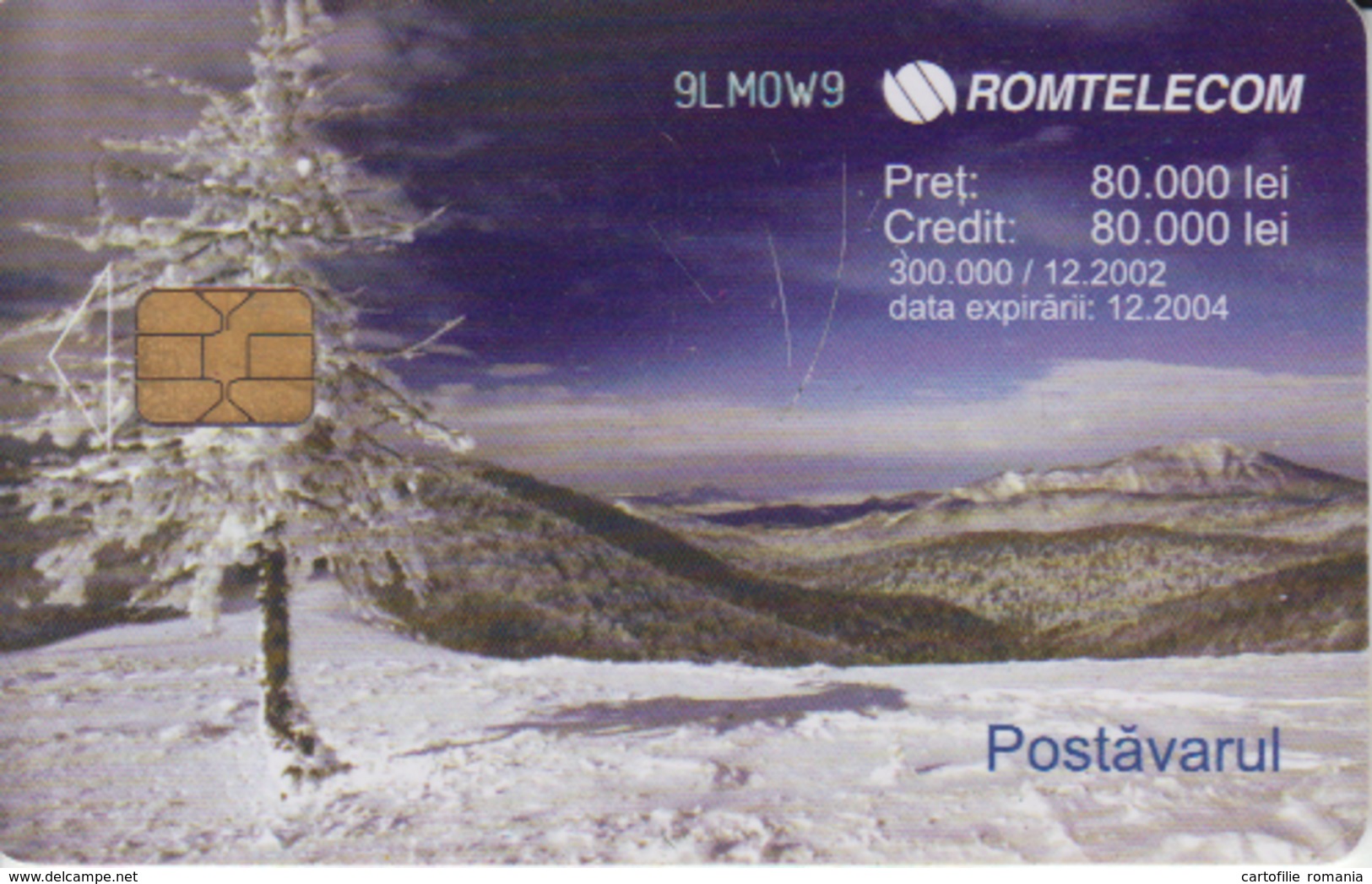 Romania - Nature Landscape - Piatra Craiului Postavarul Romtelecom Phonecard - See Photos (front/back) - Romania