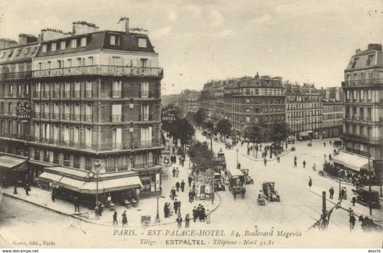 CPA Paris 10e - Est Palace Hotel (141754) - Cafés, Hôtels, Restaurants