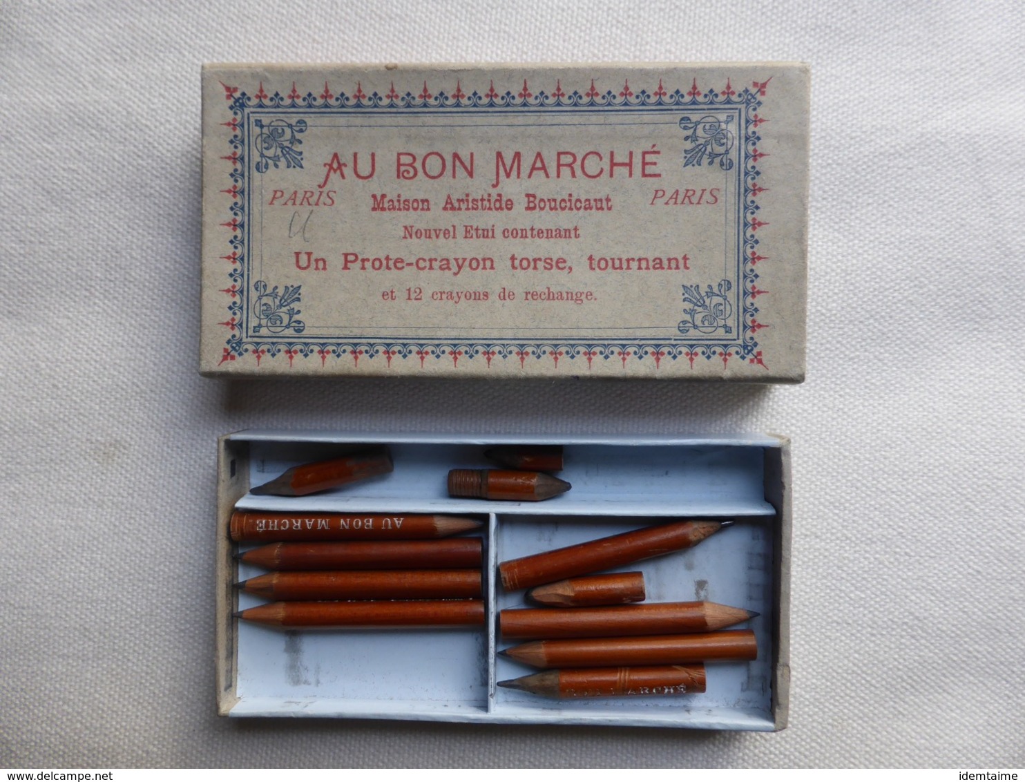 Boite De Crayons Du Magasin Au Bon Marché - Le Bon Marché - Autres & Non Classés