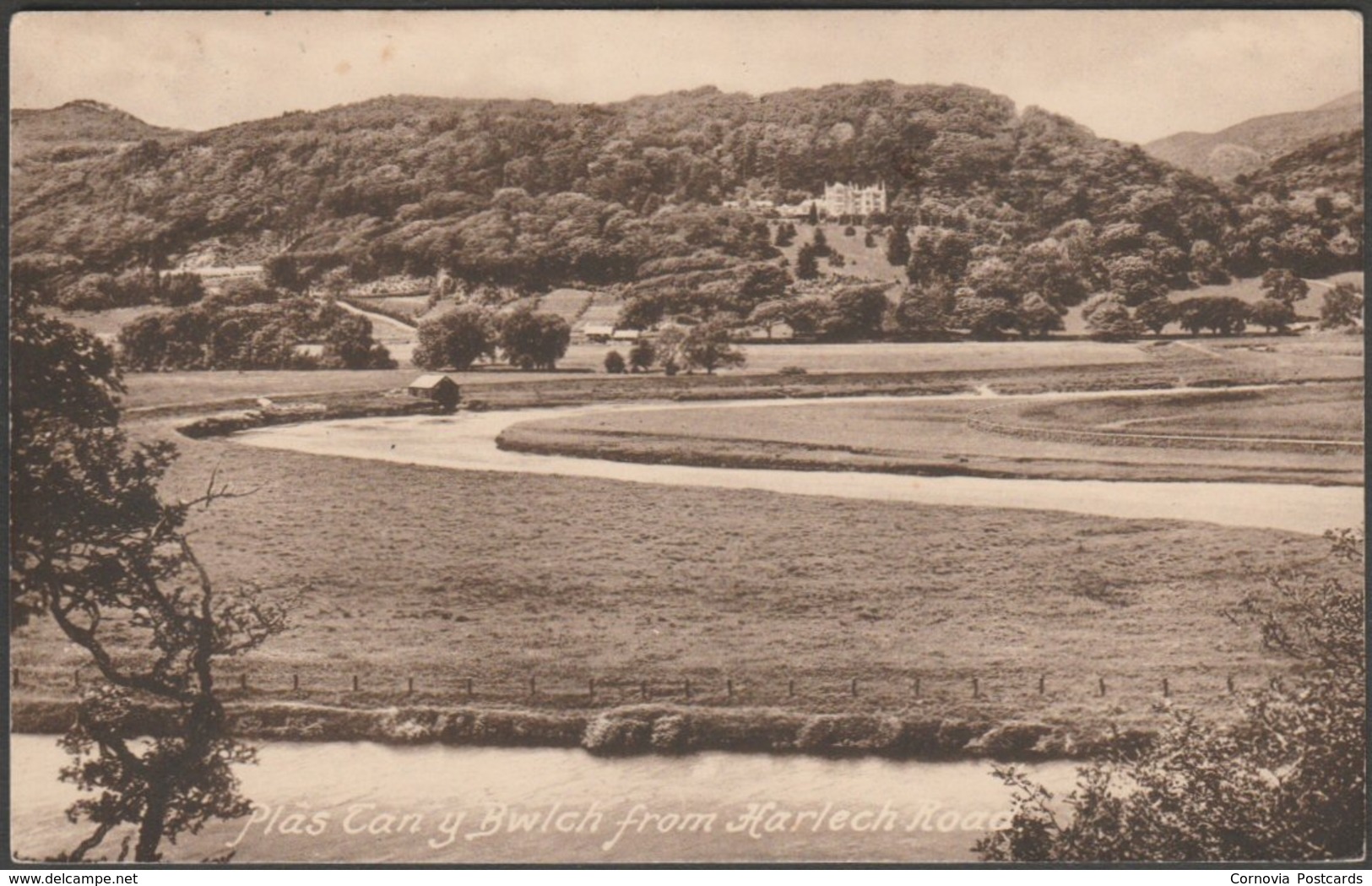 Plas Tan Y Bwlch From Harlech Road, Merionethshire, 1923 - Frith's Postcard - Merionethshire