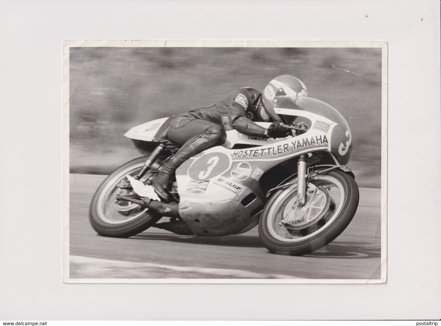 Roo Gould, Yamaha 1972 +-21cm X 15cm  Moto MOTOCROSS MOTORCYCLE Douglas J Jackson Archive Of Motorcycles - Otros & Sin Clasificación