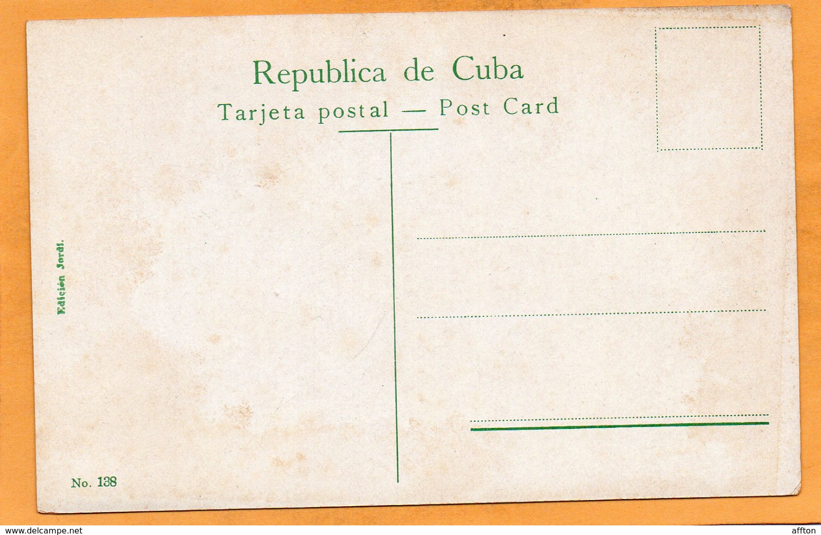 Havana Cuba 1908 Postcard - Cuba