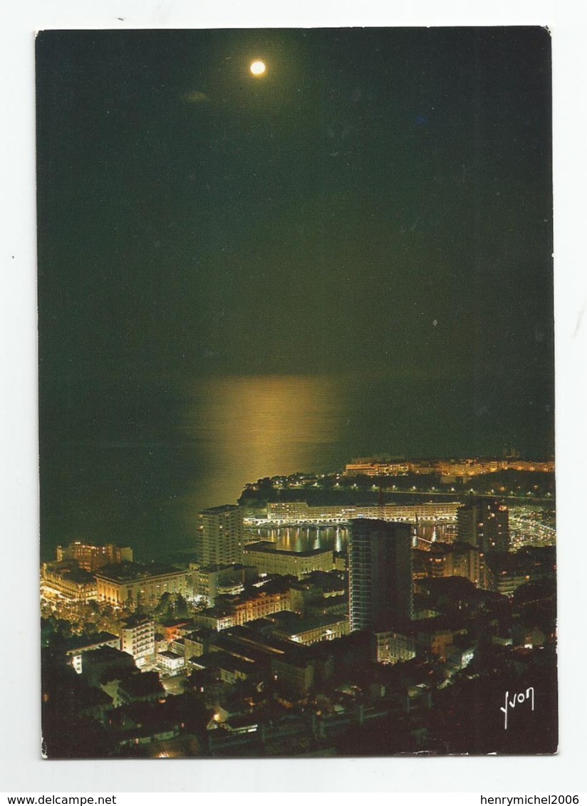 Monaco La Condamine Vue De Nuit Et Le Port - La Condamine