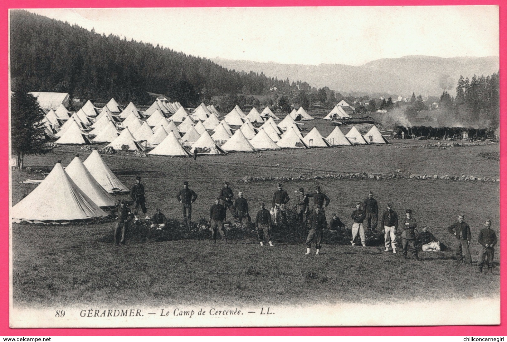 Gérardmer - Le Camp De Cercenée - Militaires - Animée - Edit. LL - Gerardmer