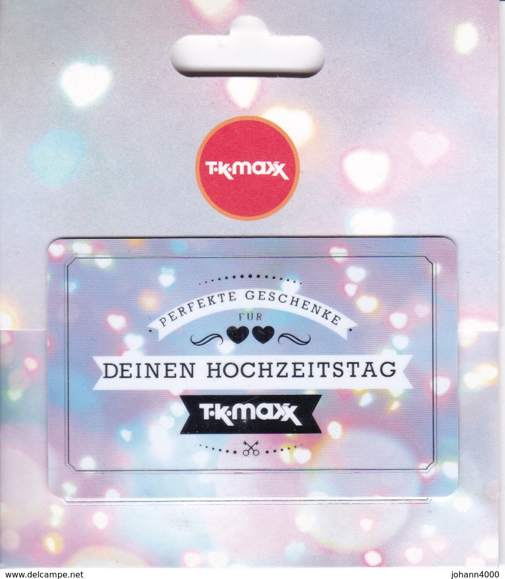 Geschenkkarte T-K-Maxx  Gift  Österreich - Gift Cards