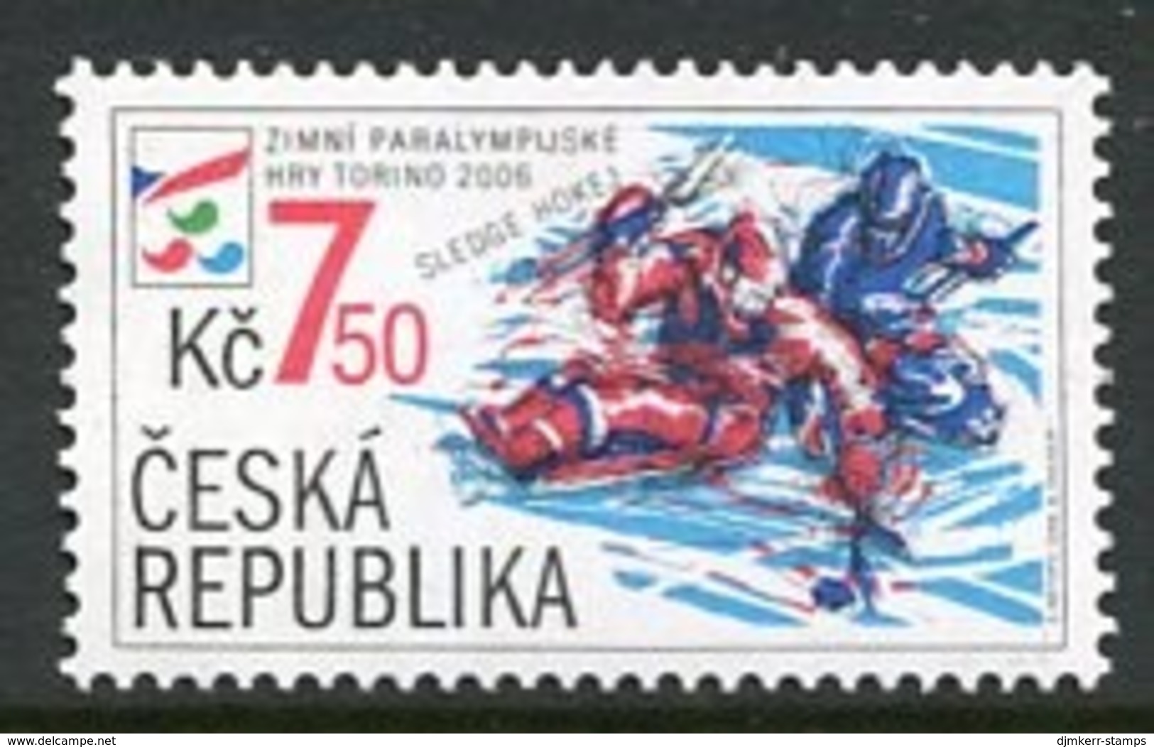 CZECH REPUBLIC 2006 Winter Paralympic Games MNH / **.  Michel 460 - Unused Stamps