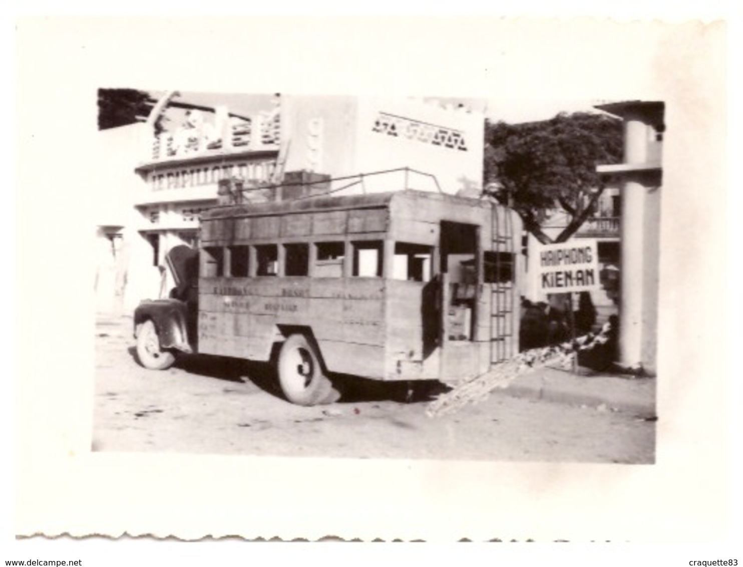 INDOCHINE  HAIPHONG  KIEN-AN   - CAMION TAXI - Orte