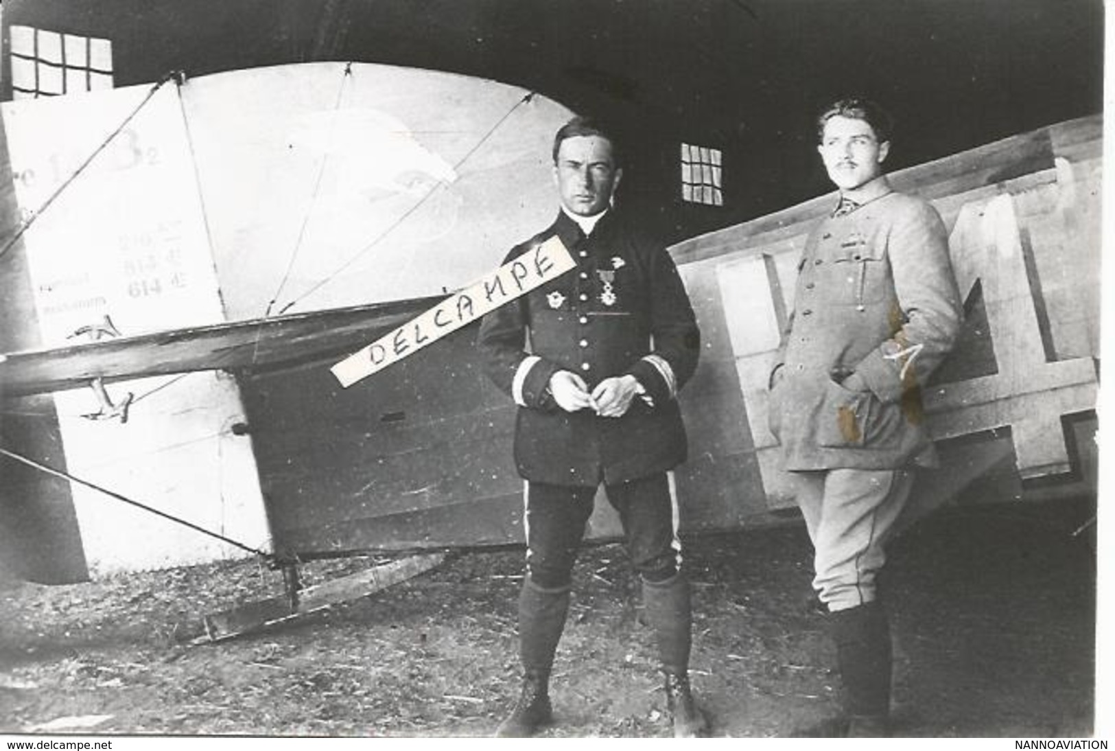 PHOTO AVION BREGUET 14 B2  AVEC PILOTE   12X18CM - Aviazione