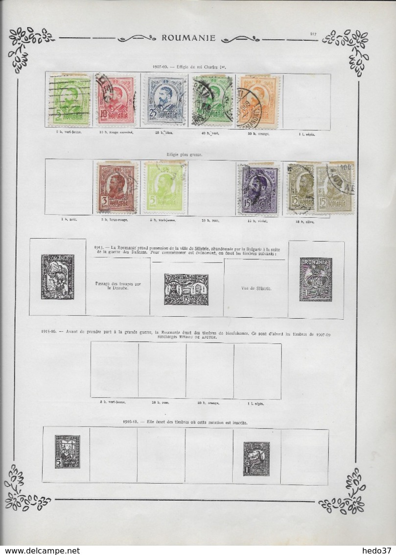 Roumanie Collection Ancienne Sur Charnière - Timbres Oblitérés/neufs * B/TB - 10 Scans - Lotes & Colecciones