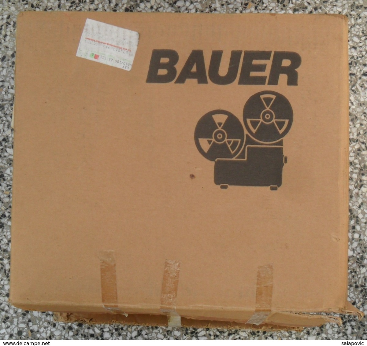 Bauer Visalux Super 8 Filmprojektor purchased in 1985