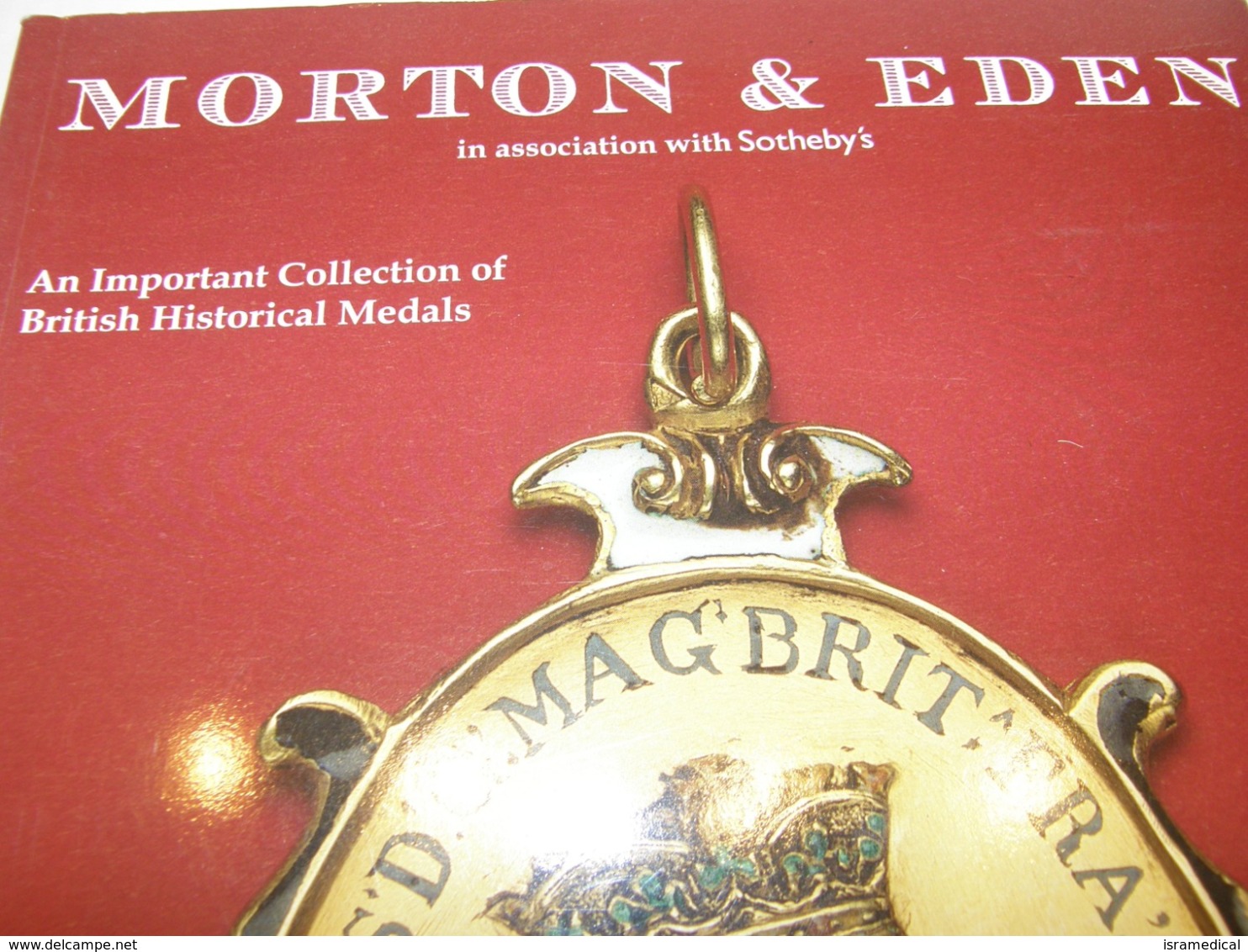 MORTON & EDEN CATALOGUE WITH SOTHEBY'S BRITISH HISTORICAL MEDALS 2003 82 - Kataloge & CDs